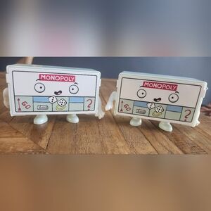 X2 Monopoly Hasbro mini Gaming 2021 McDONALDS HAPPY MEAL